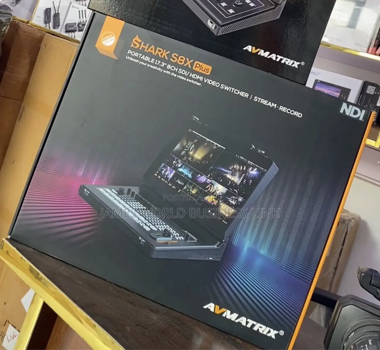 Av Matrix S8x Plus Hdmi/Sdi Video Switcher 8 Channel Ndi