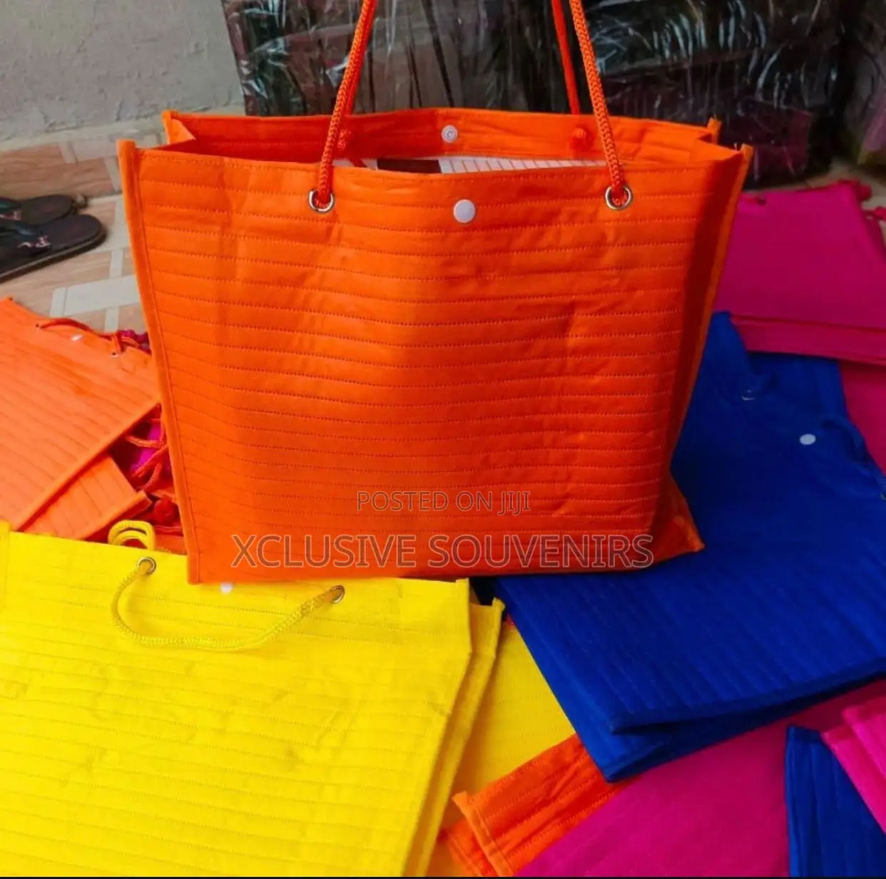 12pcs Non Woven Large Shopping Bags With Reusable Fabric Zipper Button