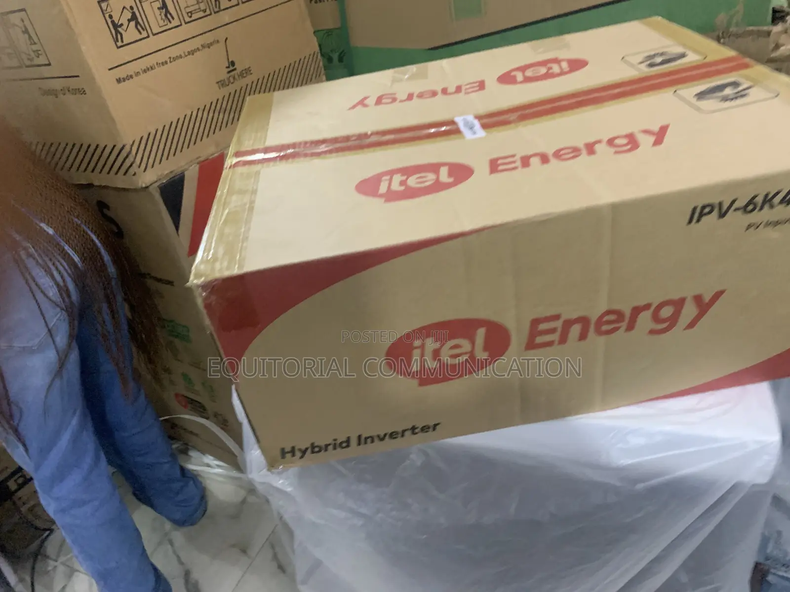 Itel Energy Ipv-6k48upr0 Hybrid Inverter 6kw 48v for Solar Backup Po