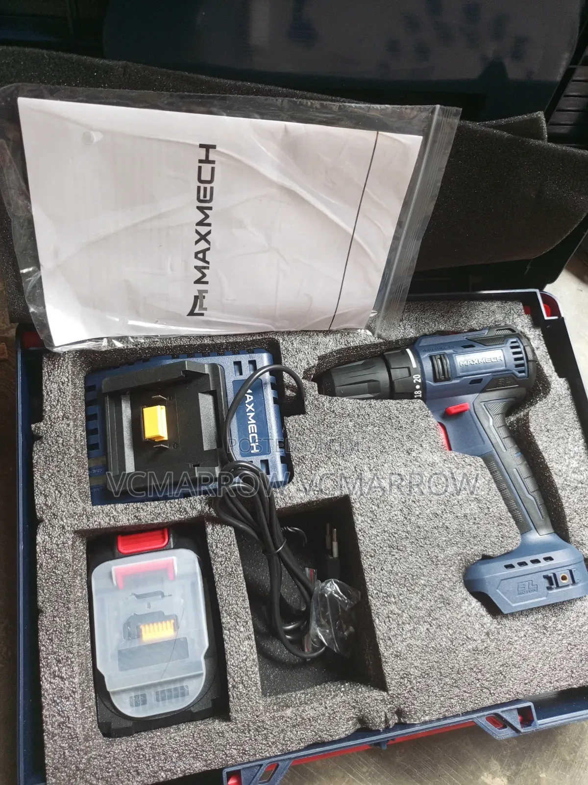 Maxmech Ued 20-10 20v Cordless Electric Drill.