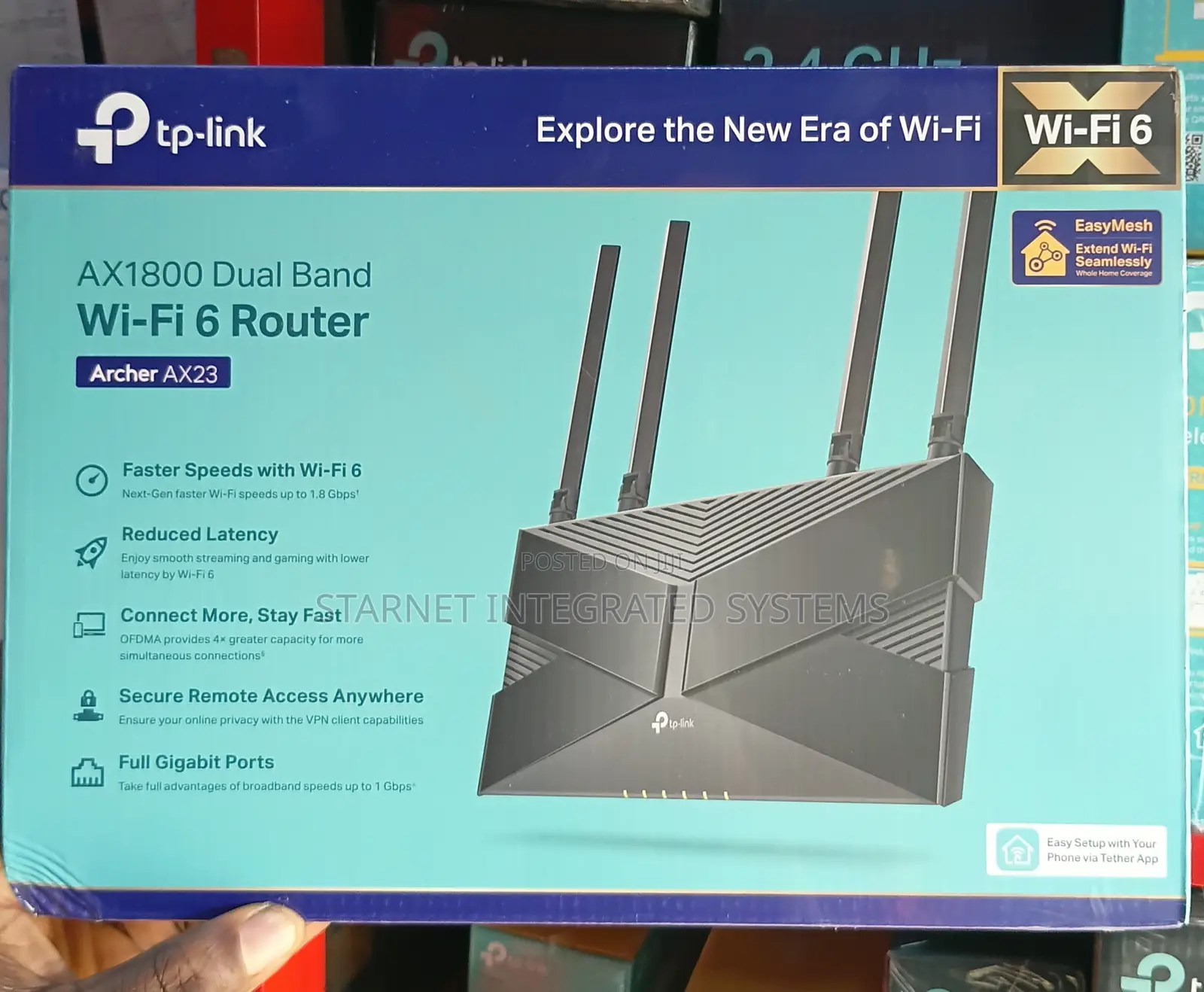 Tp-Link Ax1800 Dual-Band Wi-Fi 6 Gigabit Router Archer Ax23