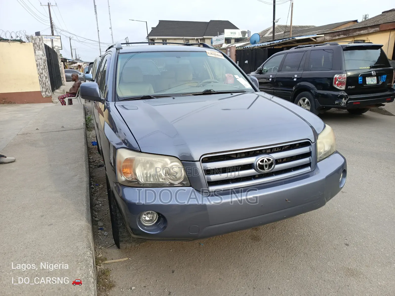 Toyota Highlander Limited V6 2007 Blue