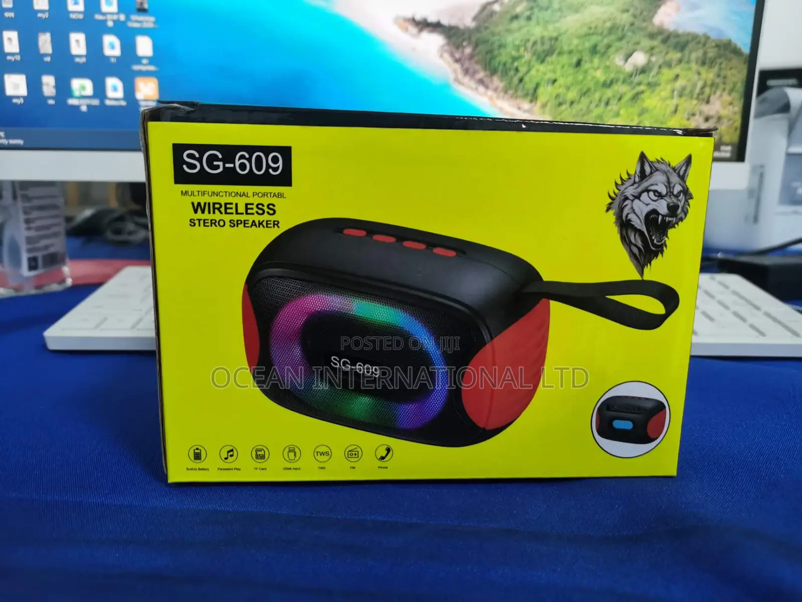 Sg-609 Multifunctional Portable Wireless Stereo Speaker