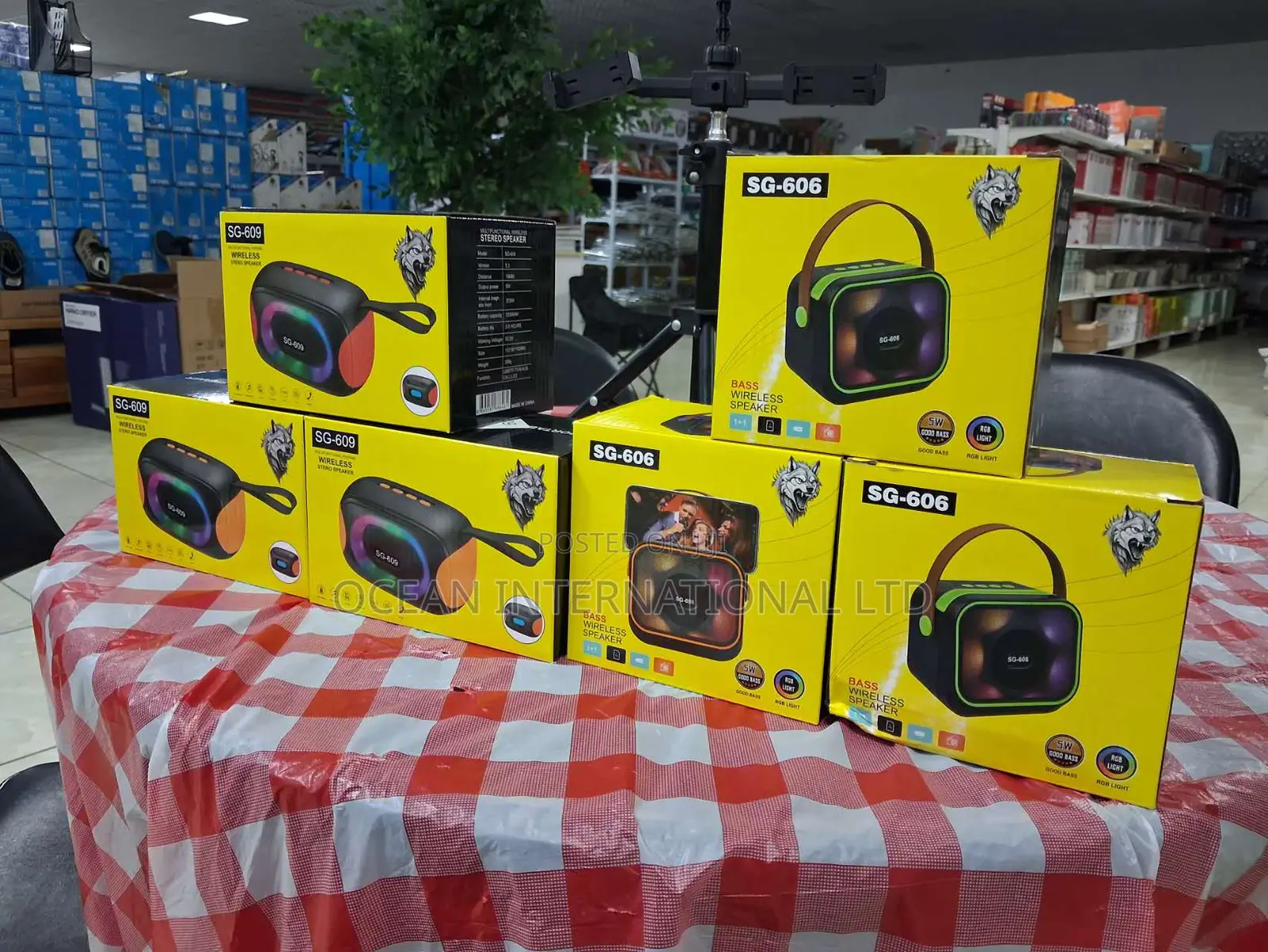 Sg-609 Multifunctional Portable Wireless Stereo Speaker