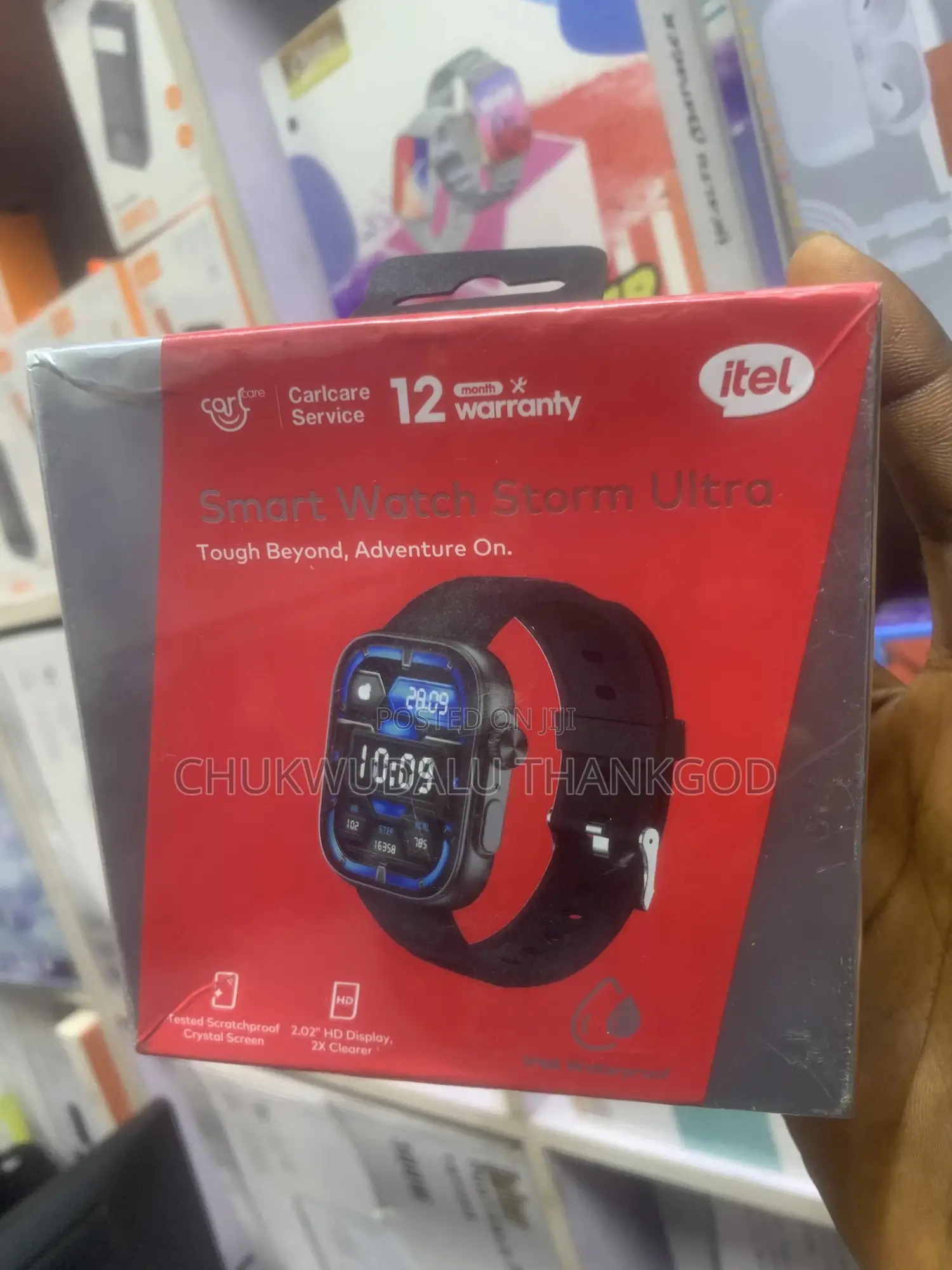 Itel* Smart Watch Storm Ultra 12 Months Warranty