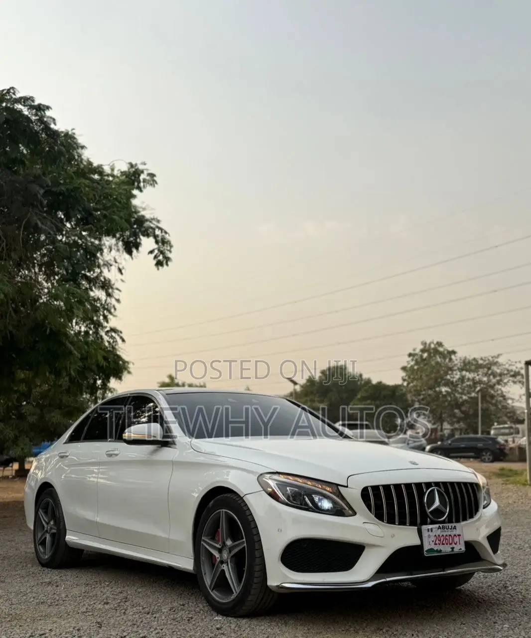 Mercedes-Benz C400 4Matic AWD Sedan (3.0L V6 7A) 2015 White