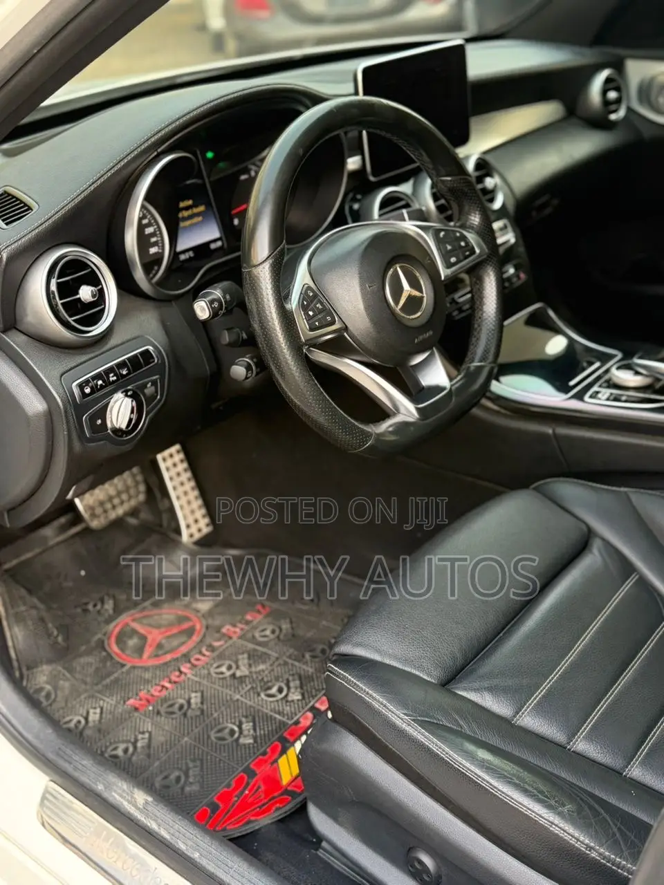 Mercedes-Benz C400 4Matic AWD Sedan (3.0L V6 7A) 2015 White