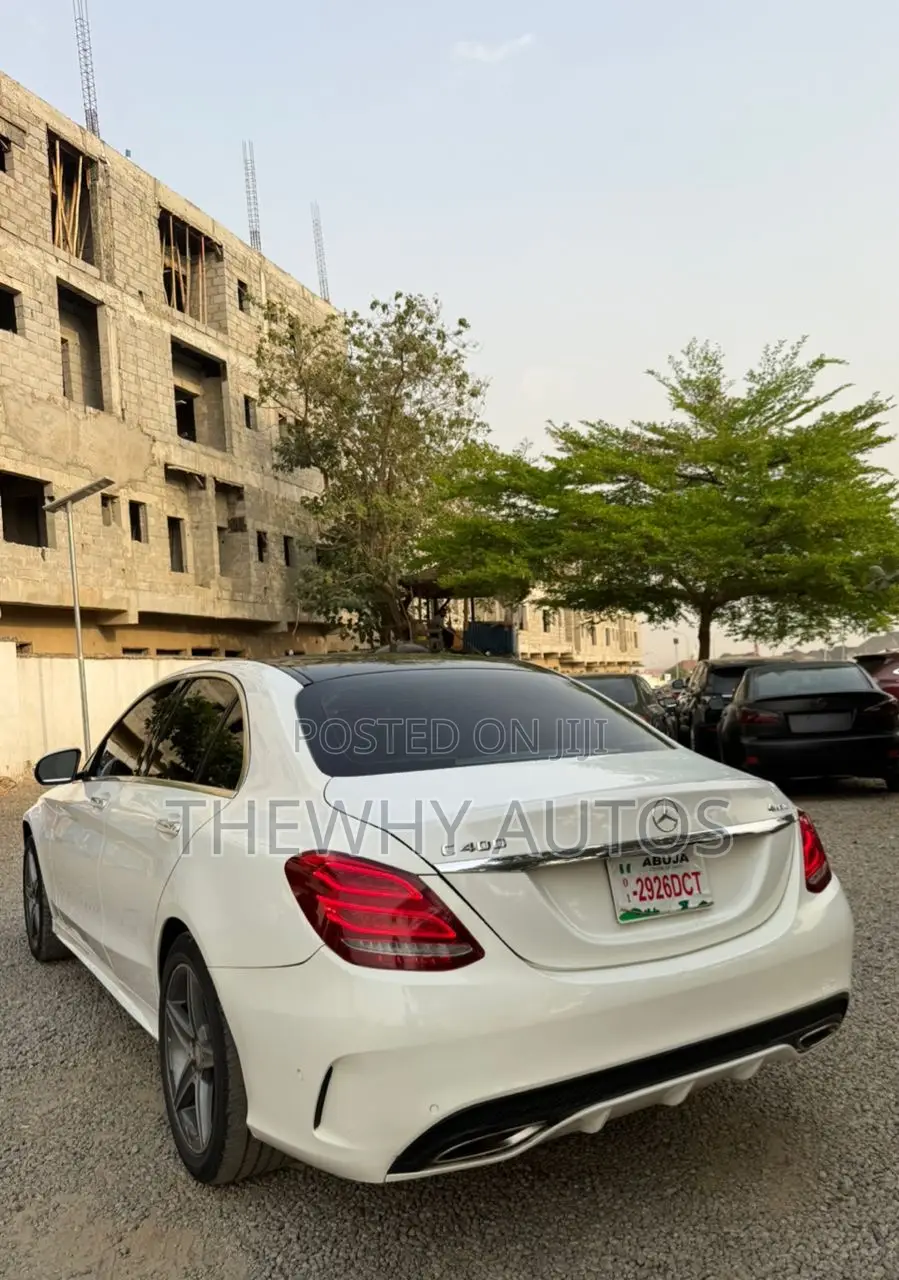 Mercedes-Benz C400 4Matic AWD Sedan (3.0L V6 7A) 2015 White