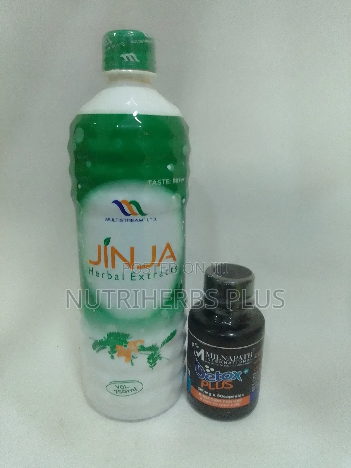 Jinja Herbal Extract Drink+ Milnapath Detox Plus: For Body Cleansing