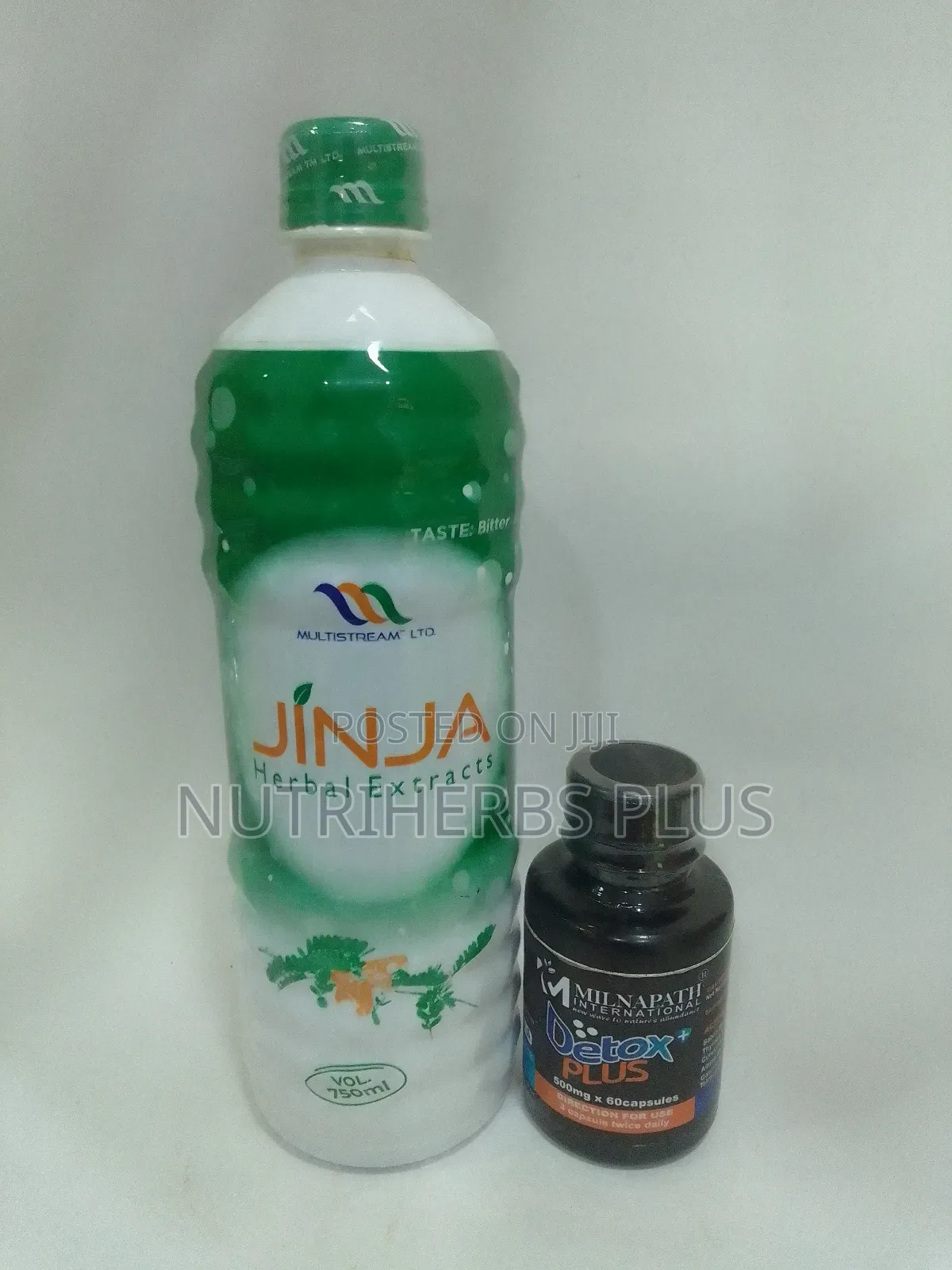 Jinja Herbal Extract Drink+ Milnapath Detox Plus: For Body Cleansing