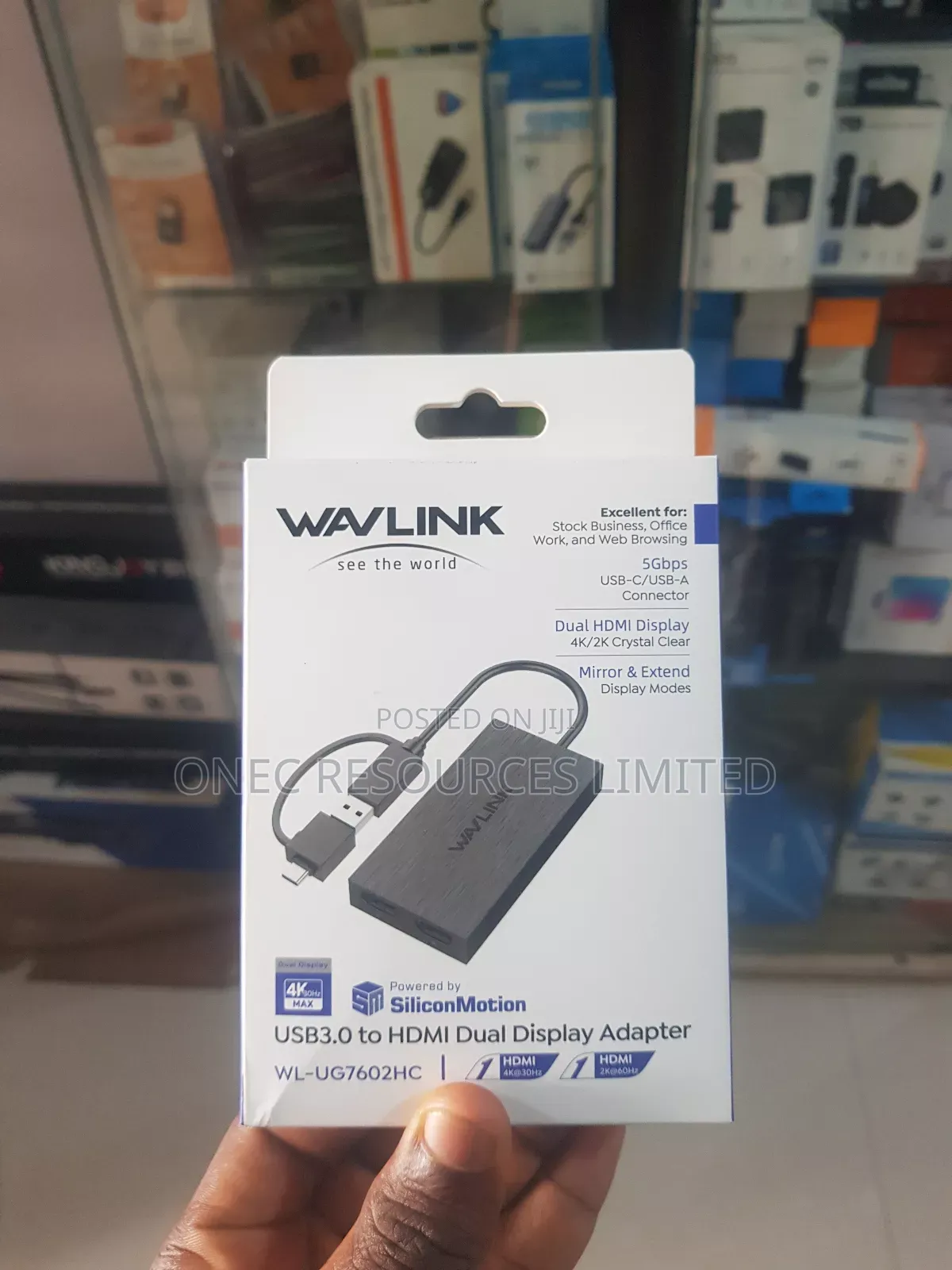 Usb3.0/USB-C to HDMI Dual Display Adapter