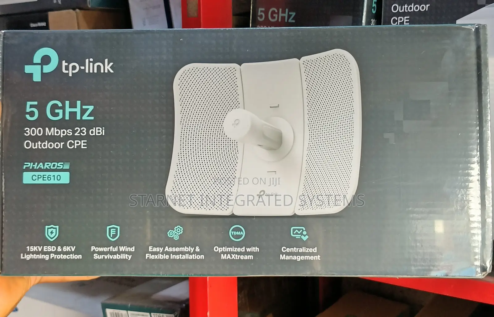 Tp-Link 5ghz 300mbps 23dbi Outdoor Access Point Cpe610