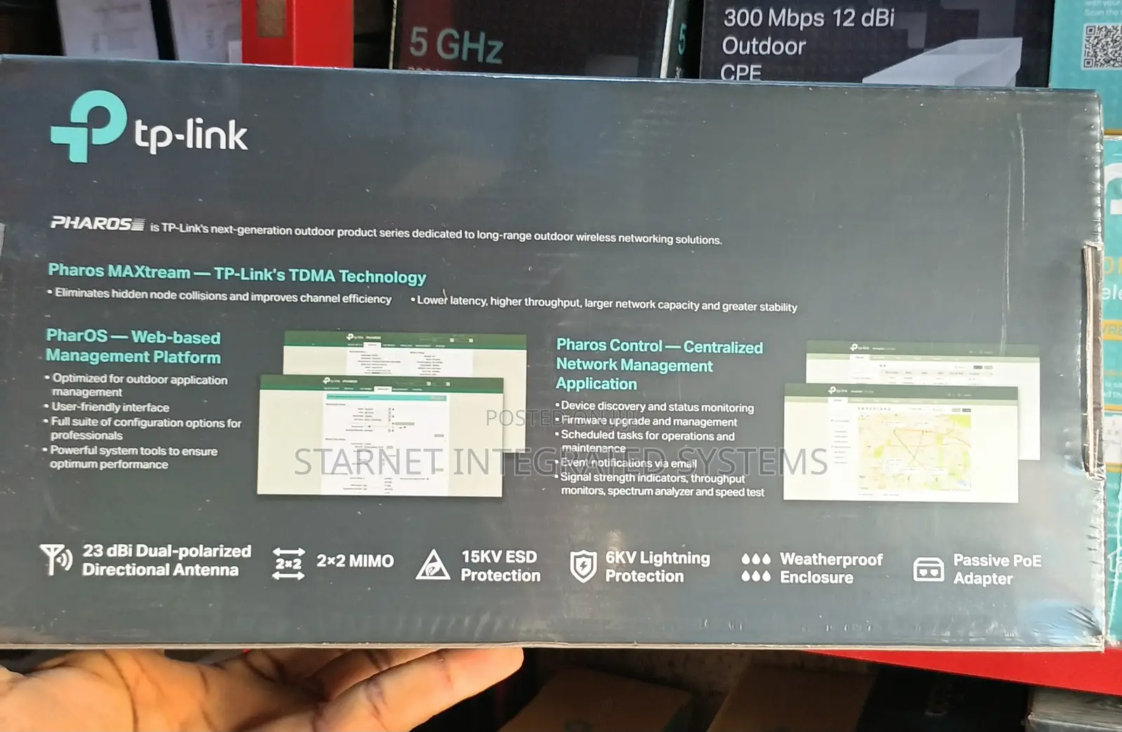 Tp-Link 5ghz 300mbps 23dbi Outdoor Access Point Cpe610