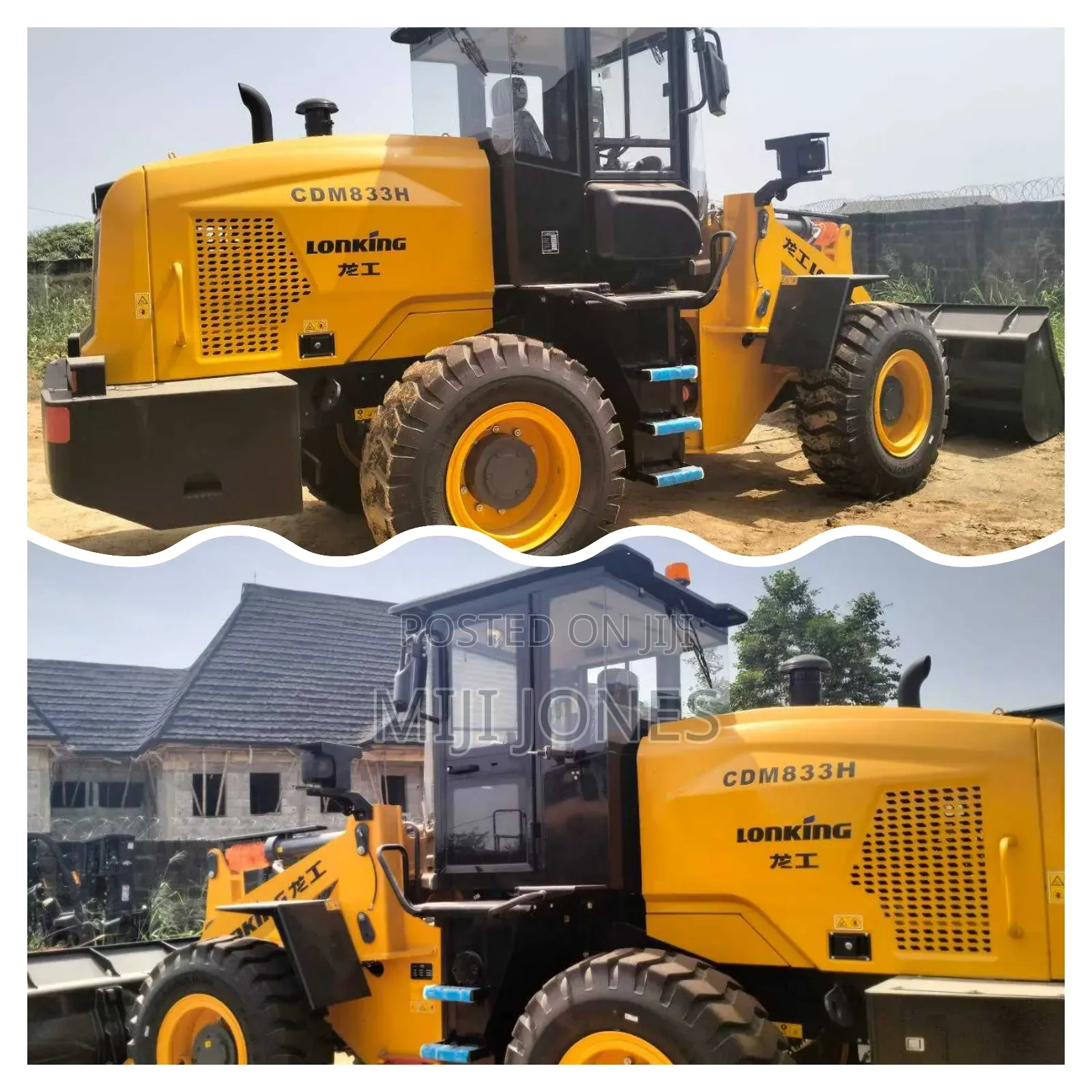 Lonking Cdm833h Wheel Loader – 3-ton Capacity – Brand New Condition