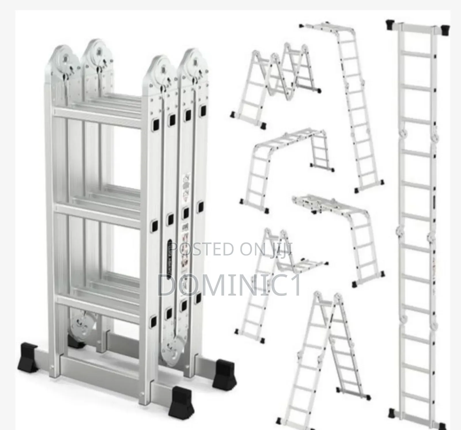 4×4 Multipurpose Aluminum Ladder 16 Steps