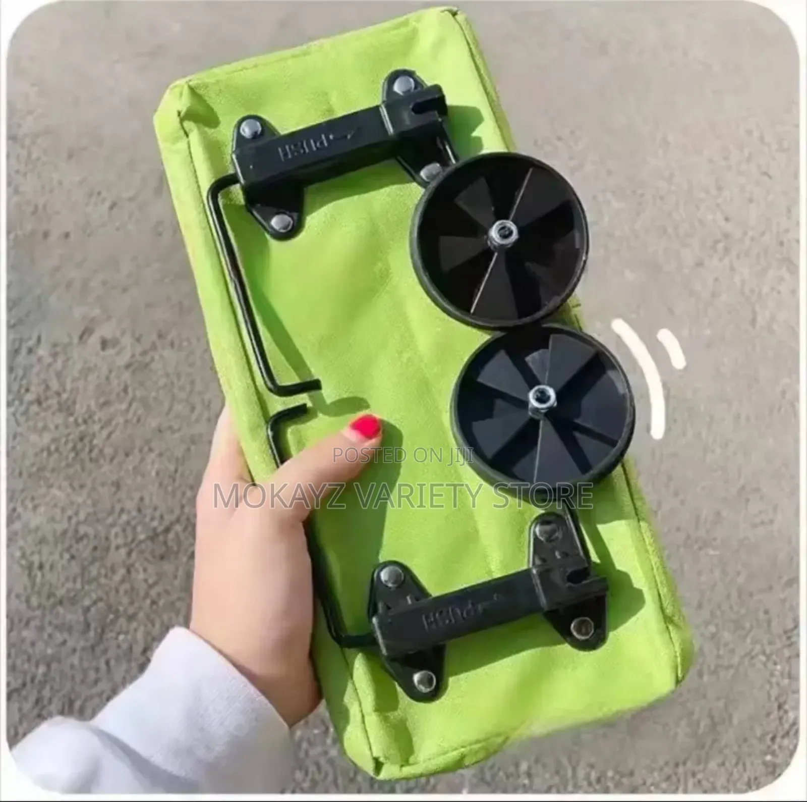 2-Way Collapsible Trolley Carrier Shopping Bag