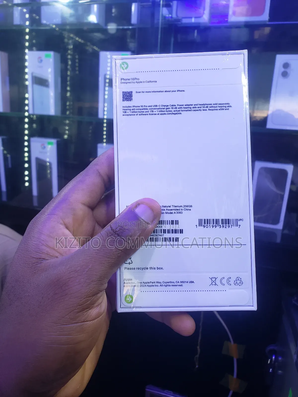 New Apple iPhone 16 Pro 128 GB Silver