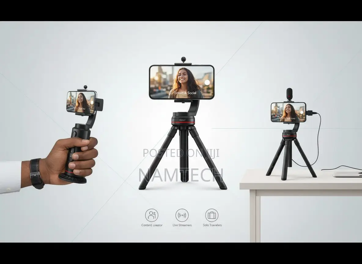 Q02 360° Auto Face Tracking Selfie Stick Tripod