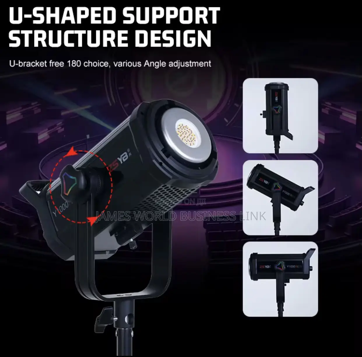 Zsyb Y1000rgb Led Video Light 1000watts Daylight and RGB