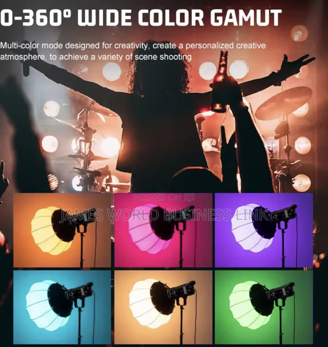 Zsyb Y1000rgb Led Video Light 1000watts Daylight and RGB