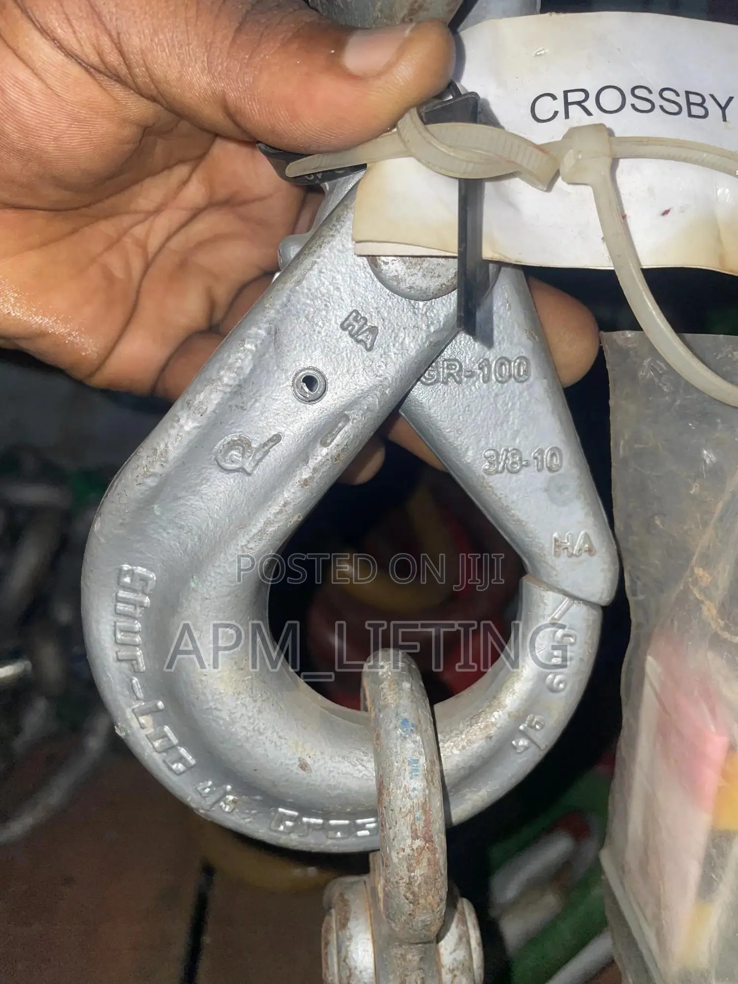 Original 3/8” (10mm) Shur-Loc Crosby Eye Hook