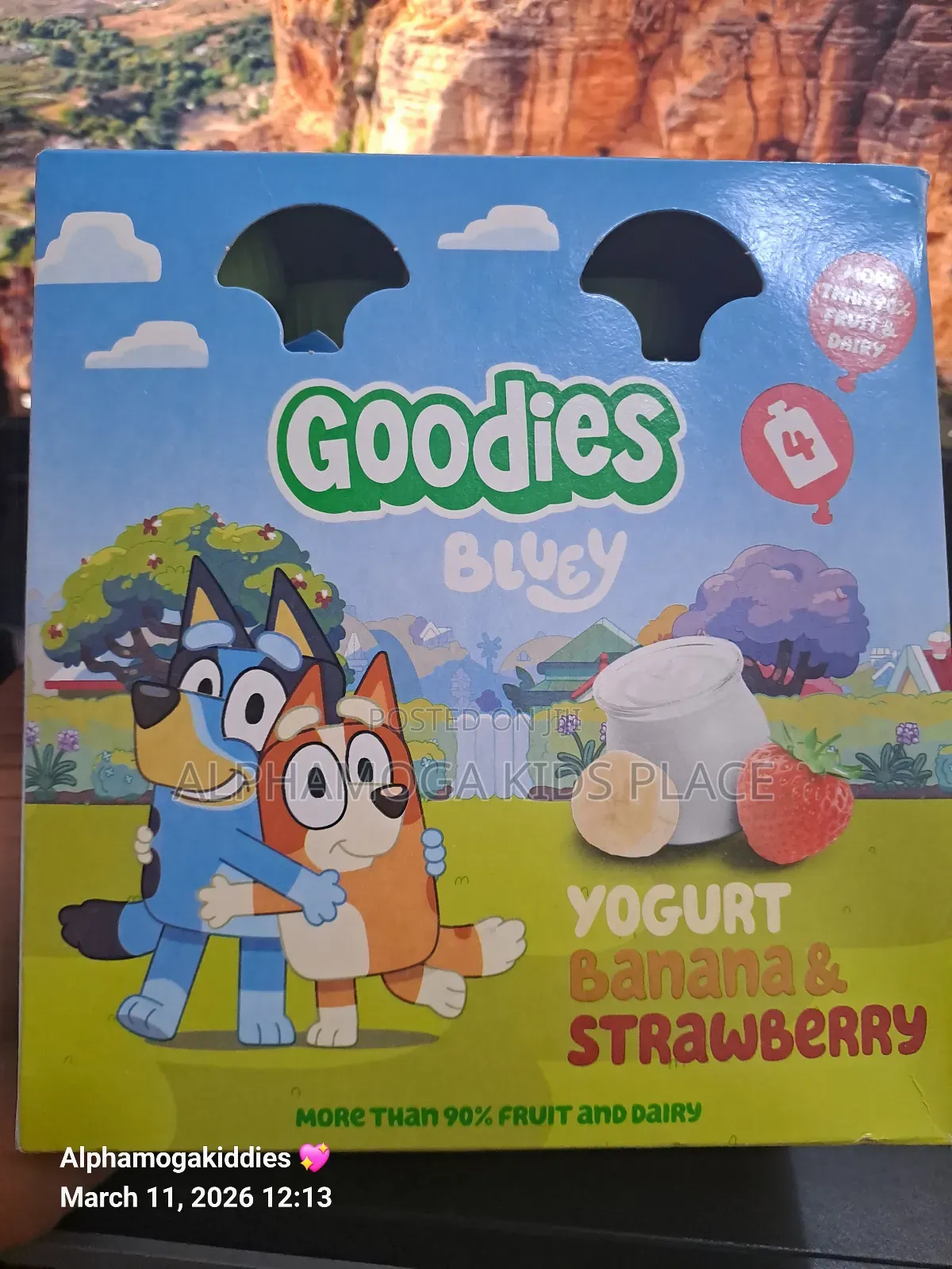 Goodies Bluey Baby Yogurt 100g
