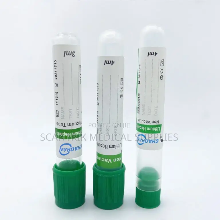 Non-Vacuum Diagnostic Blood Collection Tube
