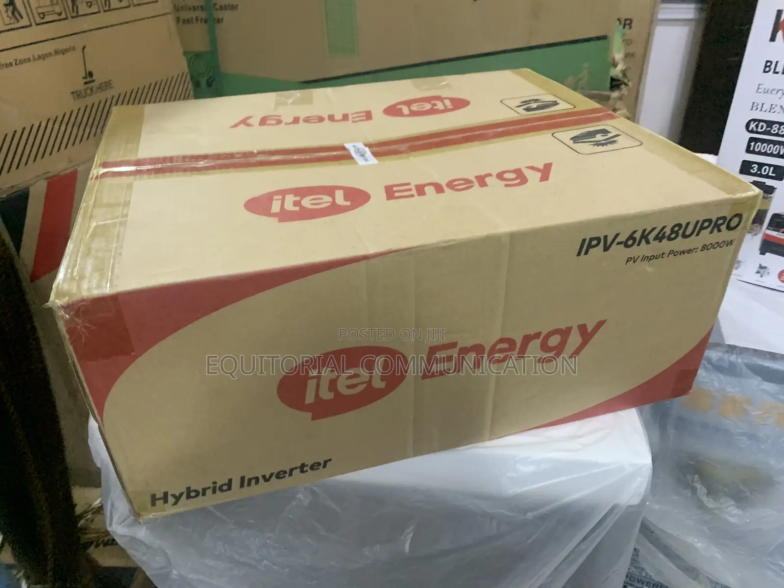 Itel Energy Hybrid Solar Inverter Ipv-6k48upr0 6kw 48v Pure Sine Wave