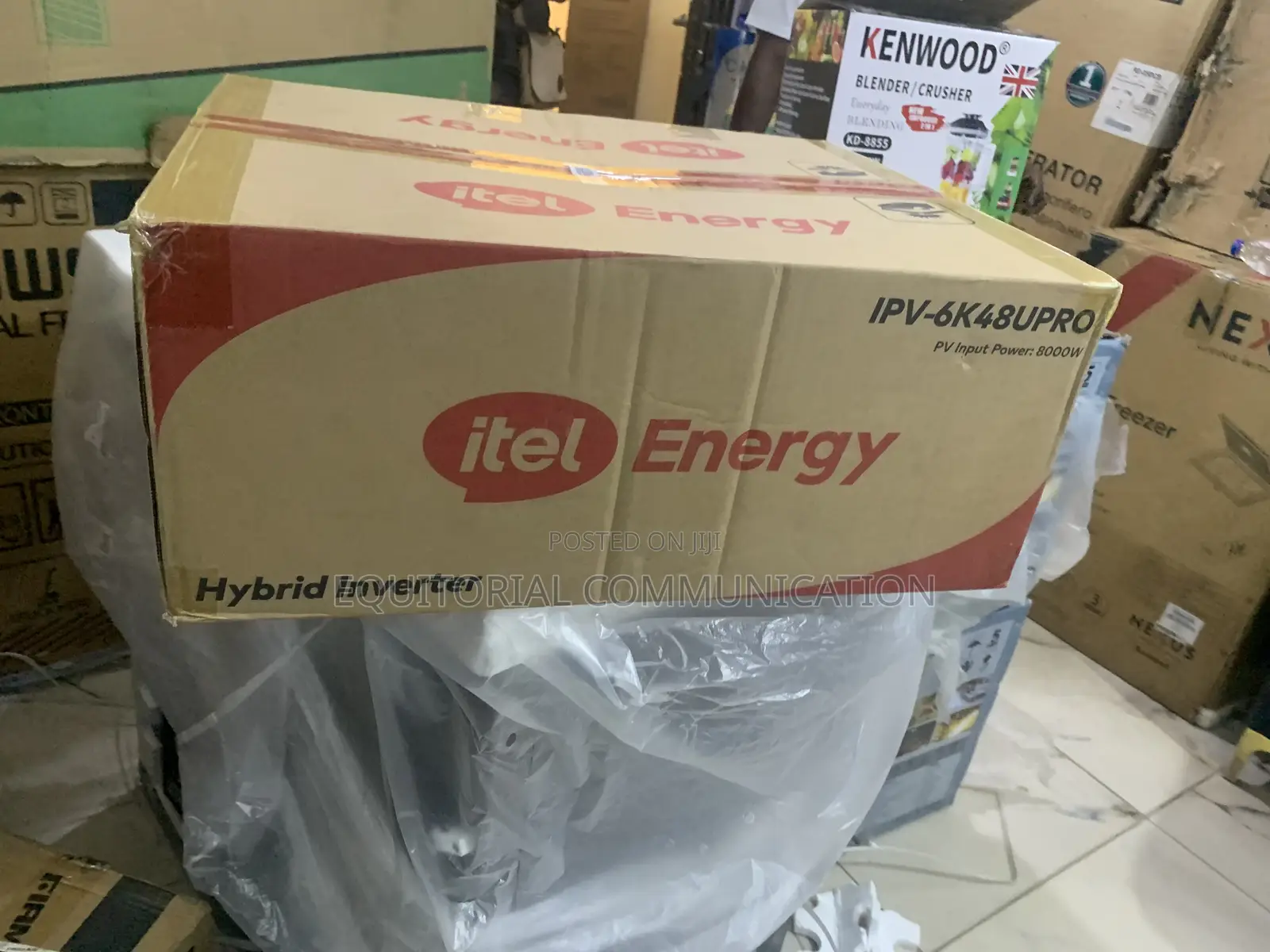Itel Energy Hybrid Solar Inverter Ipv-6k48upr0 6kw 48v Pure Sine Wave