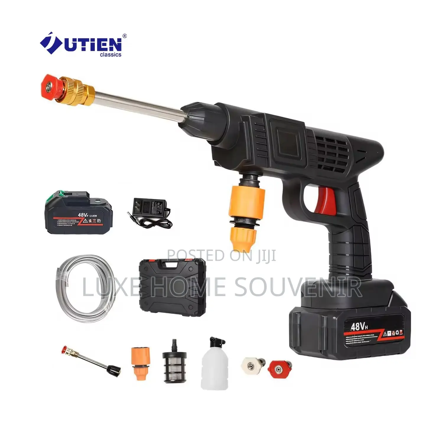 High Power Portable Cordless High Pressure Multi Purpose Car Washer