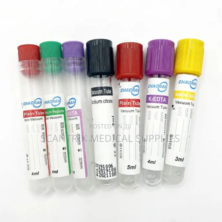 Medical Plain Non-Vacuum Blood Collection Tube