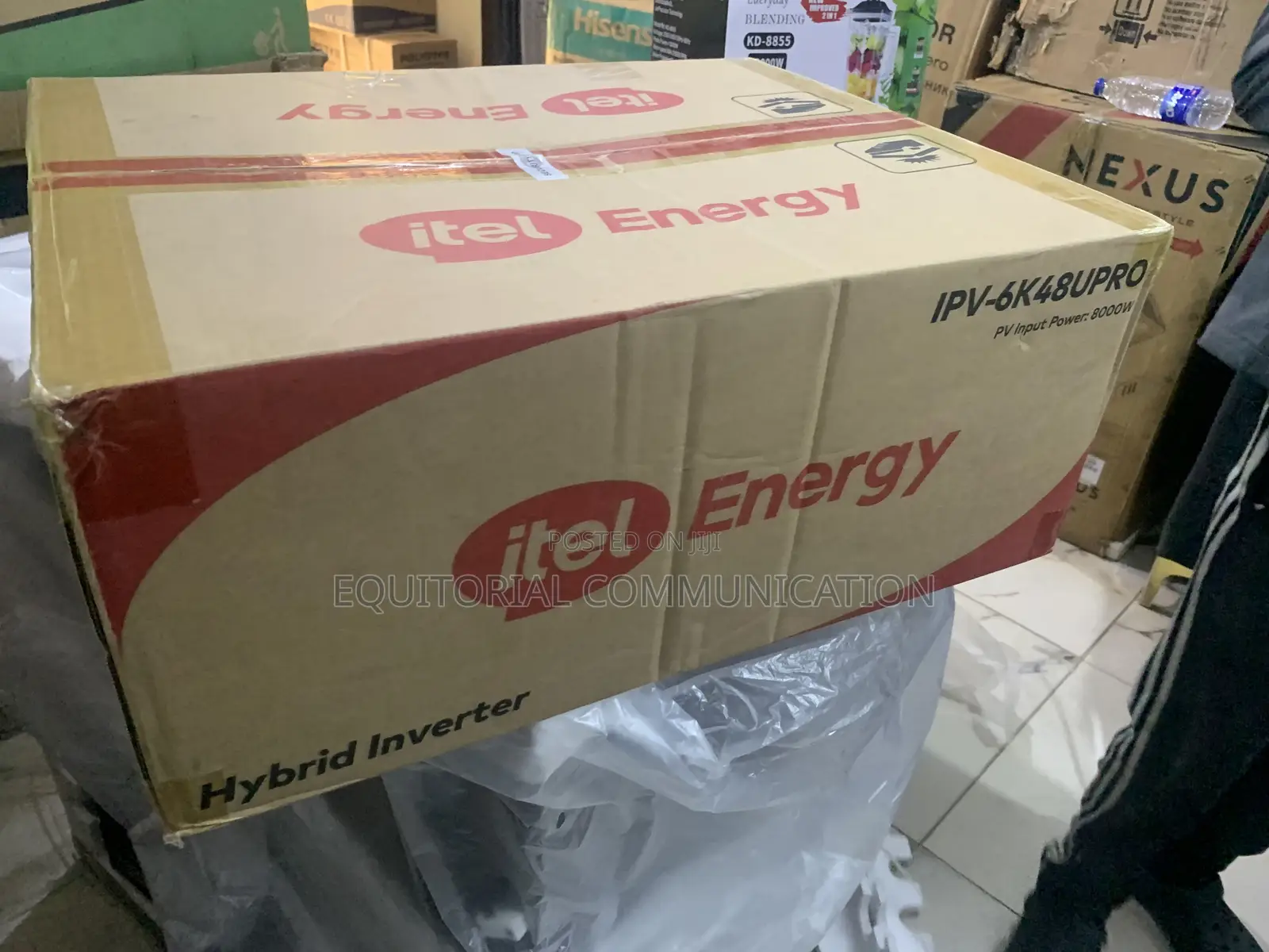 Itel Energy Hybrid Inverter Ipv-6k48upr0 6kw – Solar Grid Compatible