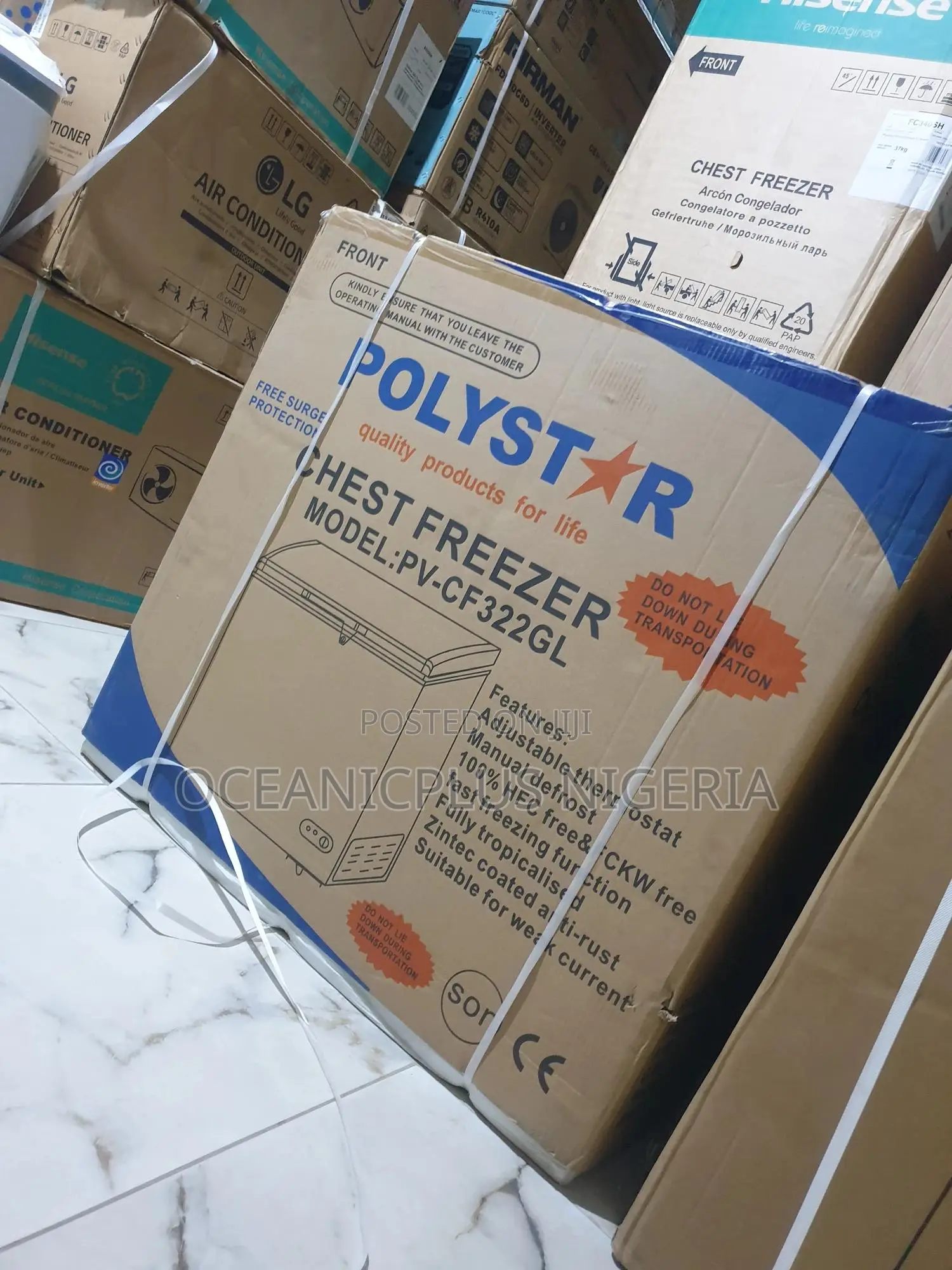 Polystar 200l Chest Freezer With Super Cooling Technology