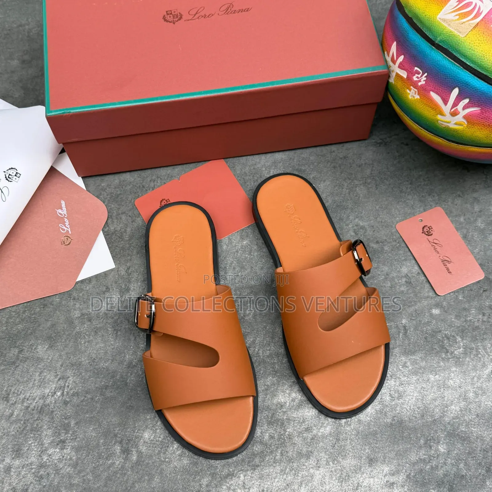 *Loro Piana Pam Slides* *Size 40-46*