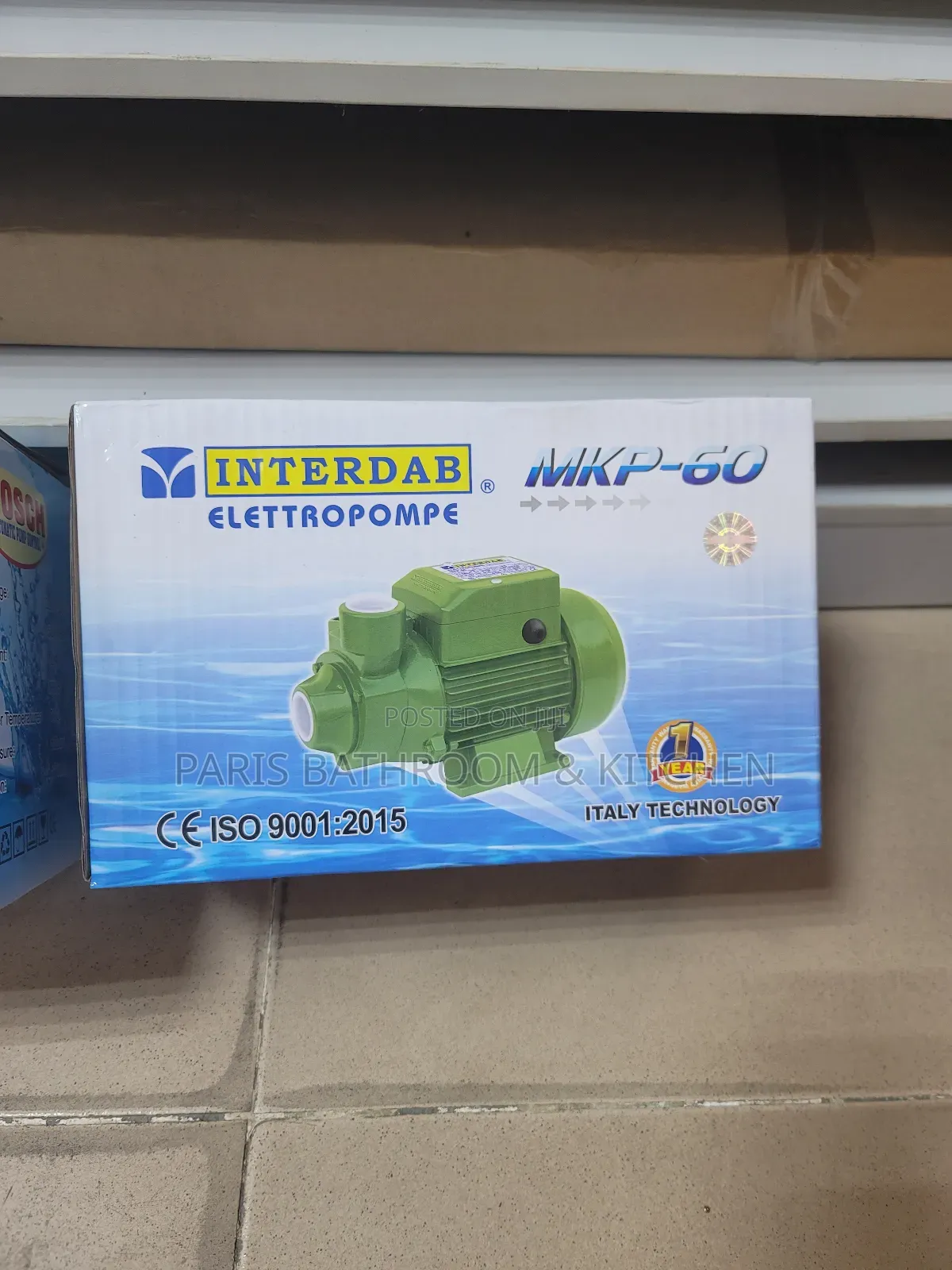 Interdab 0.5hp Peripheral Water Pump - Italy
