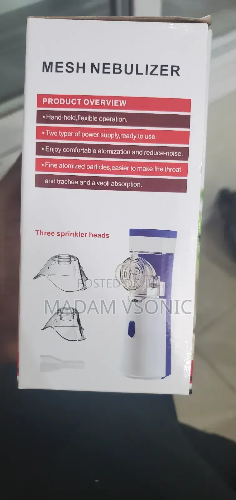 3 in 1 Portable Mesh Nebulizer
