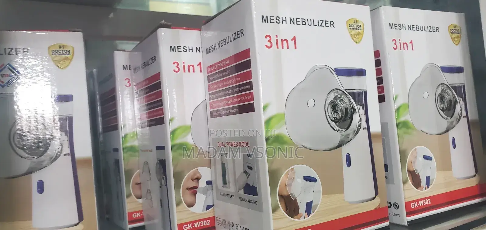3 in 1 Portable Mesh Nebulizer