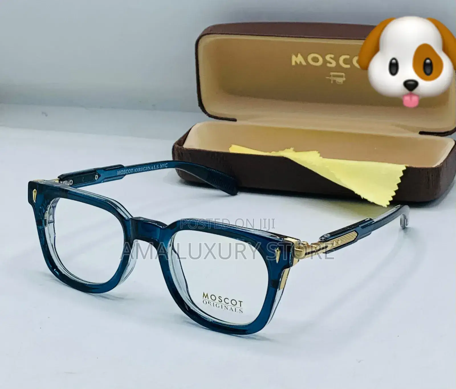 Prada/Moscot Luxury Transparent Glasses