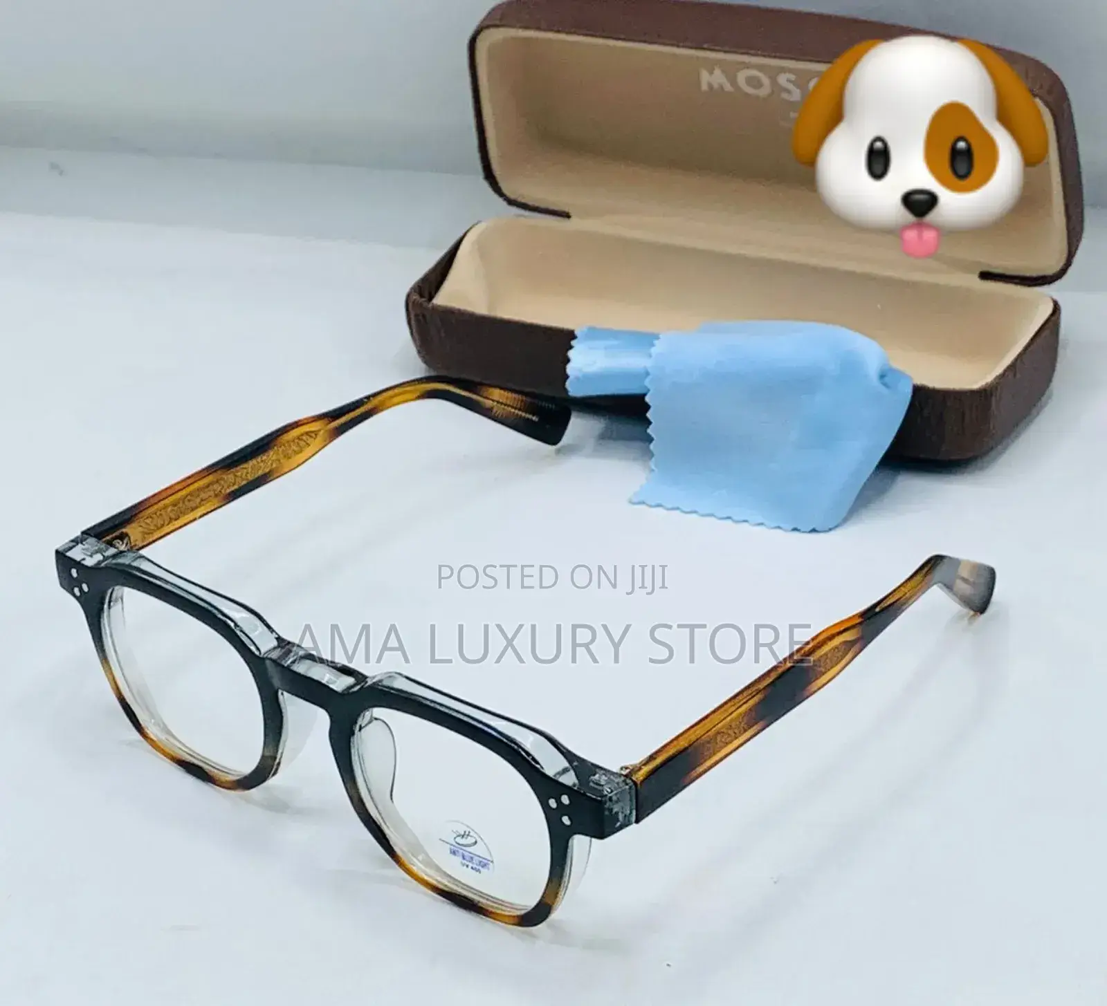 Prada/Moscot Luxury Transparent Glasses