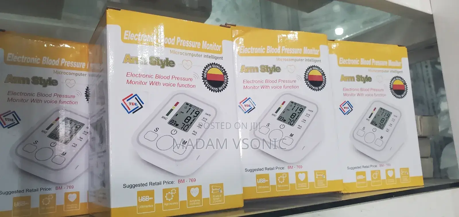 Electronic Blood Pressure Monitor (Arm Style)