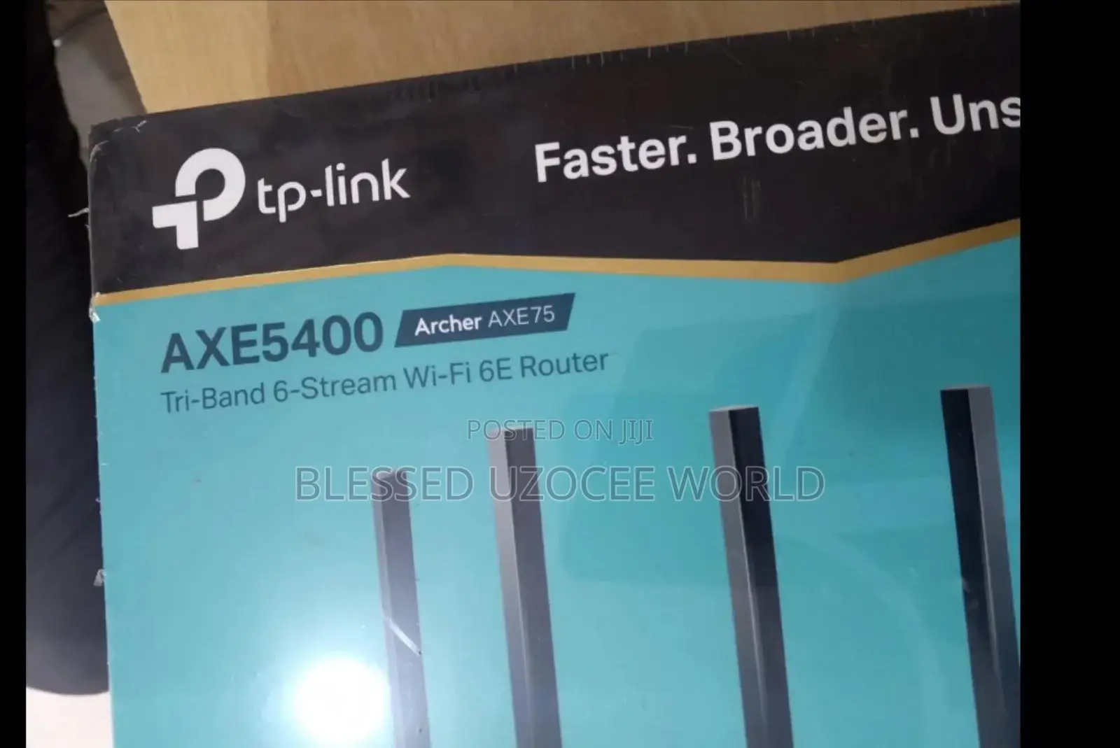 Tplink Archer Axe75 Onemesh Axe5400 Tri-Band 6-Stream Wifi 6e Router