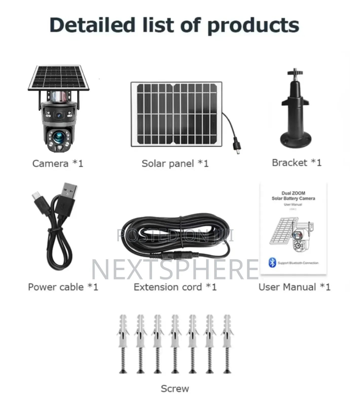 40x Zoom Dual Lens Solar PTZ Camera - Ubox Aop 8mp Thermal Imaging