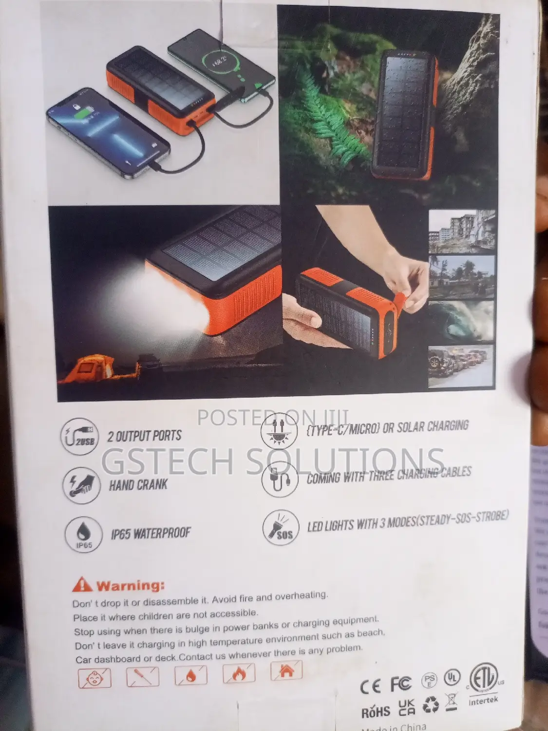 Portable Solar Power Bank