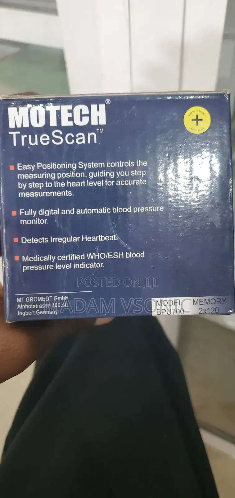 Motech Wrist Blood Pressure Monitor (Bpu700)
