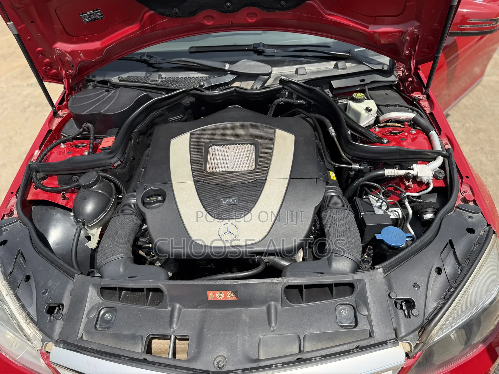 Mercedes-Benz C300 Sport Sedan RWD (3.0L 6cyl 6M) 2011 Red