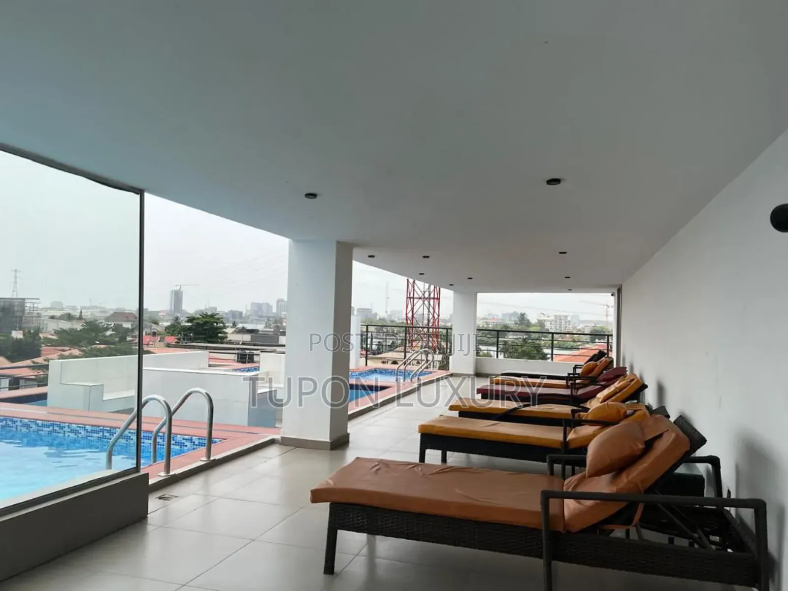 Luxury 1bed With Rooftop Pool Gym