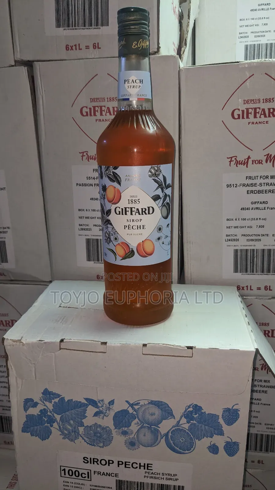 Giffard Syrups "Peche" (1 Litre)