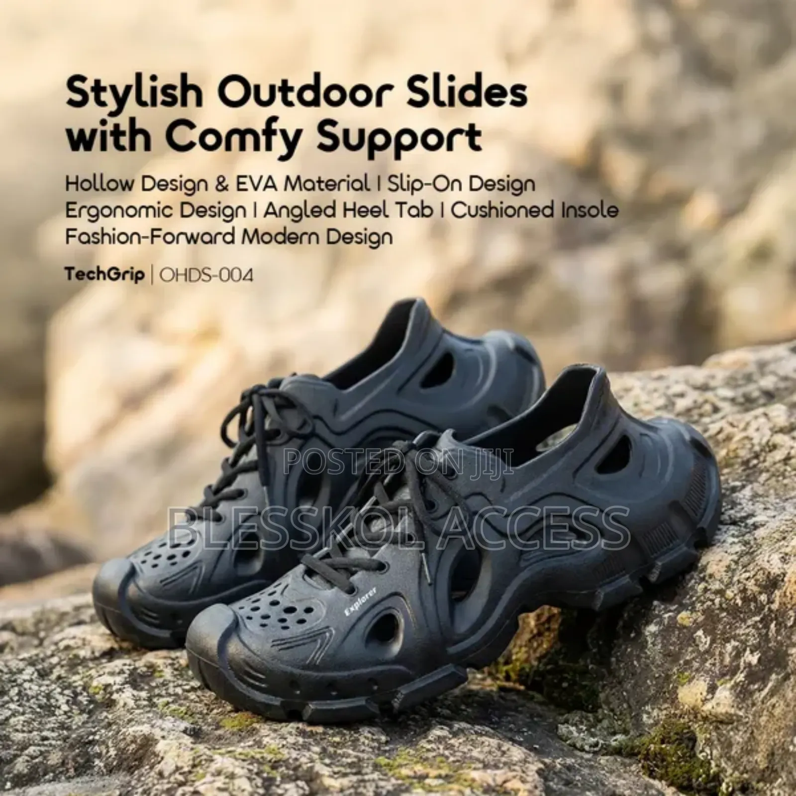 Oraimo Techgrip Eva Stylish Comfy Outdoor Slides