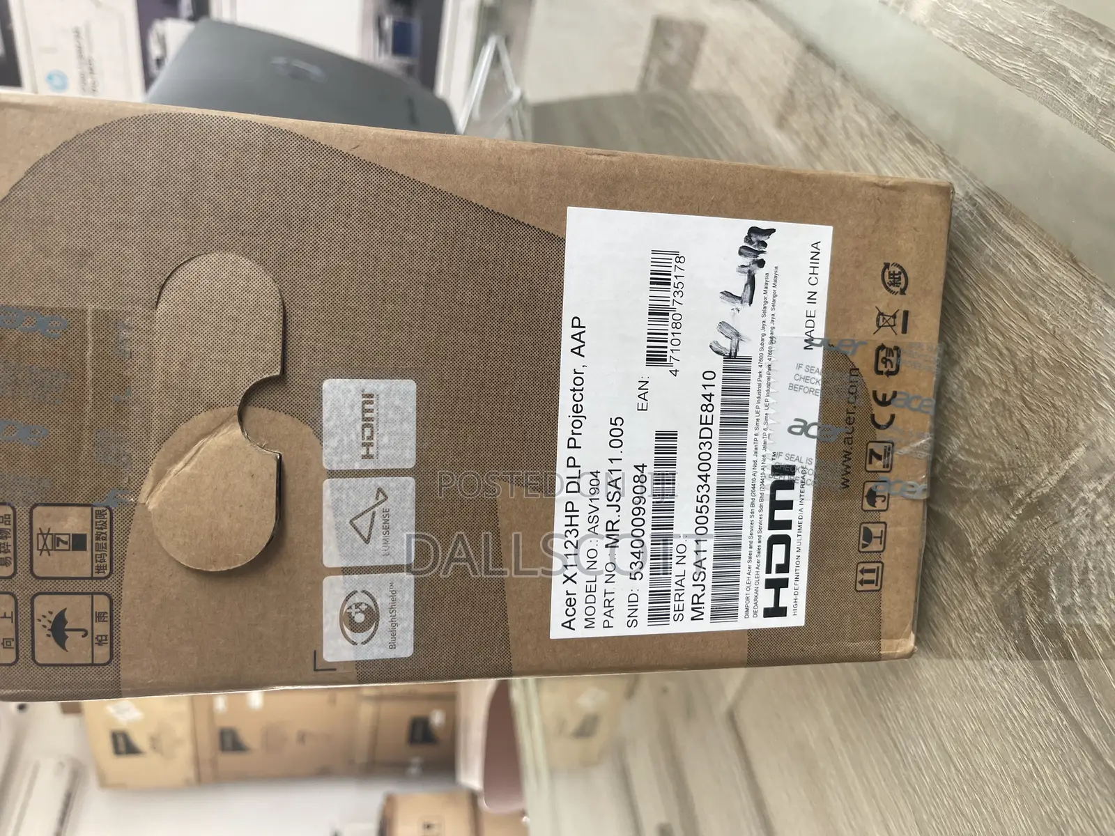 Acer 4000 Lumens Hdmi Projector for Office, Church Home