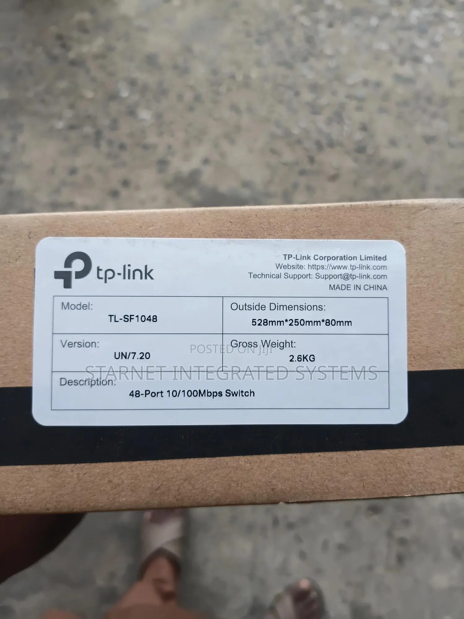 Tp-Link 48 Port 10/100 Network Switch Tl-Sf1048d